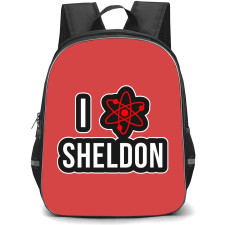 The Big Bang Theory Backpack StudentPack - Sheldon Cooper I Love Sheldon Sticker