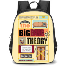 The Big Bang Theory Backpack StudentPack - The Big Bang Inside Story of The Epic Series Illustration Art