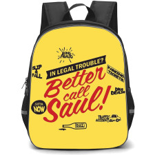 Better Call Saul Backpack StudentPack - Better Call Saul Logo On Yellow Background