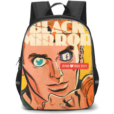 Black Mirror Backpack StudentPack - Black Mirror BRB Season 02 Episode 01 Poster