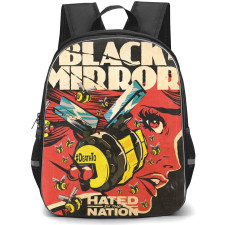 Black Mirror Backpack StudentPack - Black Mirror Hated in The Nation Season 03 Episode 06 Poster