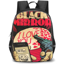Black Mirror Backpack StudentPack - Black Mirror Shut Up And Dance 2016 Poster