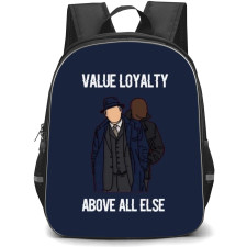 The Blacklist Backpack StudentPack - The Blacklist Minimalist Art Value Loyalty Above All Else Poster