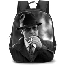 The Blacklist Backpack StudentPack - James Spader Grayscale Smoking Portrait