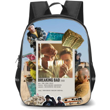 Breaking Bad Backpack StudentPack - Breaking Bad Walter White And Jesse Pinkman Scene Collage