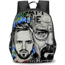 Breaking Bad Backpack StudentPack - Jesse Pinkman Bitch Illustration On Graphic Art