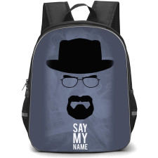 Breaking Bad Backpack StudentPack - Breaking Bad Walter And Jesse Sitting Silhouette Poster