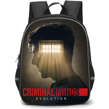 Criminal Minds Elias Voit Backpack School Bag StudentPack - Elias Voit Silhouette Key Art Poster