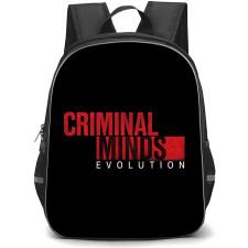 Criminal Minds Backpack School Bag StudentPack - Criminal Minds Minimalist Logo On Dark Background