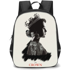 The Crown Backpack StudentPack - The Crown Grayscale Illustration Art