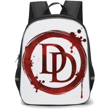 Daredevil Backpack StudentPack - Daredevil Cool Logo On White Background