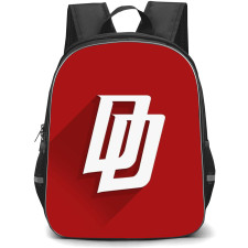 Daredevil Backpack StudentPack - Daredevil Logo On Red Background