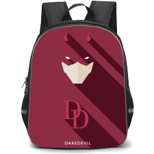 Daredevil Backpack StudentPack - Daredevil Minimalist Avatar On Red Background