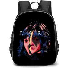Dark Backpack StudentPack - Dark Netflix Series Sliced Avatar Of Martha On Black Background