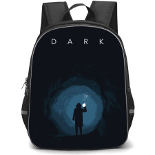 Dark Backpack StudentPack - Dark Netflix Series Gray Black Illustration Art