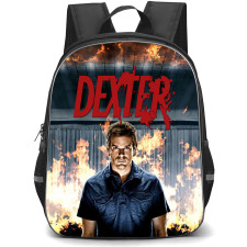 Dexter Backpack School Bag StudentPack - Dexter Fierce Burning Background Poster