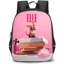Elle Bruiser Backpack School Bag StudentPack - Bruiser Woods Pink Books Poster