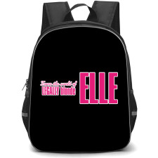 Elle Backpack School Bag StudentPack - Elle Legally Blonde Pink Logo Sticker