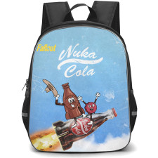 Fallout Backpack School Bag StudentPack - Fallout Nuka Cola Retro Advertisement Poster