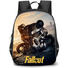 Fallout Backpack School Bag StudentPack - Fallout T-60 Power Armor Helmet Poster
