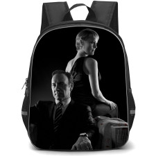 House of Cards Backpack StudentPack - House of Cards Claire And Francis Grayscale Poster