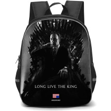 House of Cards Backpack StudentPack - Francis Underwood Meets Game of Thrones Grayscale