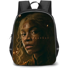 House of the Dragon S3 Baela Targaryen Backpack School Bag StudentPack - Baela Targaryen Burn Bravery Poster