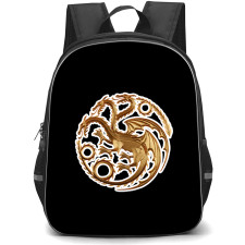 House of the Dragon S3 Backpack School Bag StudentPack - House of the Dragon S3 Golden Dragon Heraldry Poster