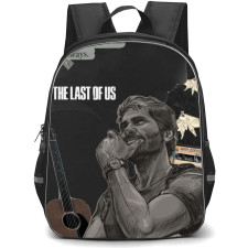 The Last of Us Backpack StudentPack - Joel Miller Grayscale Fan Art Drawing