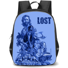 Lost Backpack StudentPack - Lost Season 04 Poster Illustration Art By Xcub