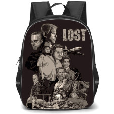 Lost Backpack StudentPack - Lost Season 06 Poster Illustration Art By Xcub