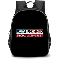 Law And Order Special Victims Unit Backpack School Bag StudentPack - Law And Order Special Victims Unit Official Series Logo Sticker