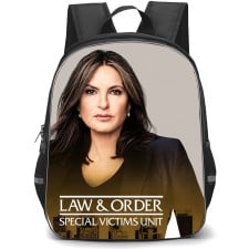 Law And Order Special Victims Unit Olivia Benson Backpack School Bag StudentPack - Olivia Benson Skyline Silhouette Poster