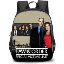 Law And Order Special Victims Unit Backpack School Bag StudentPack - Law And Order Special Victims Unit Season 10 DVD Cover Poster