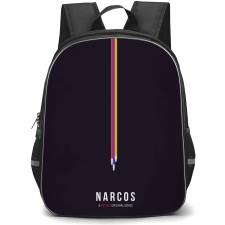 Narcos Backpack StudentPack - Narcos Minimal Poster By Alberto Picazo