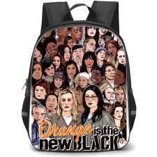 Orange Is the New Black Backpack StudentPack - Orange Is the New Black Cast Illustration Collage