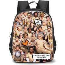 Orange Is the New Black Backpack StudentPack - Orange Is the New Black Chega A Manteiga Derrete Collage