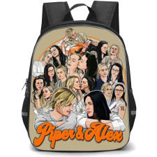 Orange Is the New Black Backpack StudentPack - Orange Is the New Black Piper And Alex Collage Sticker