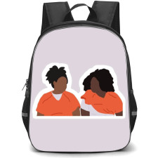 Orange Is the New Black Backpack StudentPack - Orange Is the New Black Taystee And Cindy Sticker