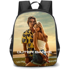 Outer Banks Backpack School Bag StudentPack - Outer Banks John B And Sarah Cameron Sunset Portrait Poster