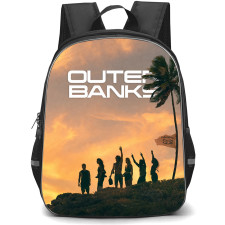 Outer Banks Backpack School Bag StudentPack - Outer Banks Pogue Crew Sunset Silhouette Poster