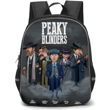 Peaky Blinders Backpack StudentPack - Peaky Blinders Gang Cartoon Art Poster