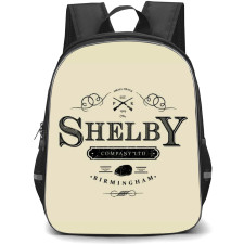 Peaky Blinders Backpack StudentPack - Peaky Blinders Shelby Company Ltd Logo On Beige Background