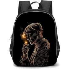 Peaky Blinders Tommy Shelby Backpack School Bag StudentPack - Tommy Shelby Smoking Side Portrait