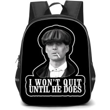 Peaky Blinders Tommy Shelby Backpack School Bag StudentPack - Tommy Shelby Wont Quit Portrait Sticker