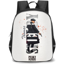 Peaky Blinders Backpack StudentPack - Tommy Shelby Word Art Illustration On White Background