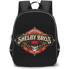 Peaky Blinders Backpack StudentPack - Peaky Blinders Vintage Logo On Blackground