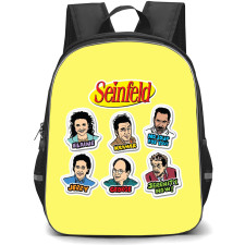Seinfeld Backpack StudentPack - Seinfeld Character Cartoon Art Avatar Sticker