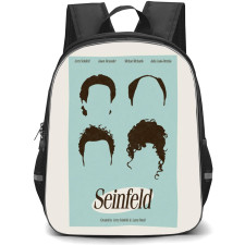 Seinfeld Backpack StudentPack - Seinfeld Minimalist Art Poster