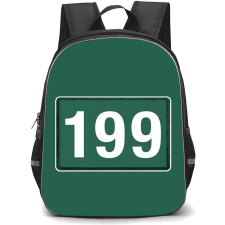 Squid Game Backpack StudentPack - Ali Abdul No. 199 Sticker
